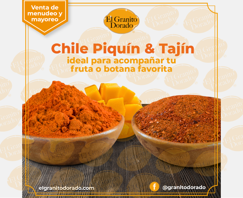 Chile piquin y tajin